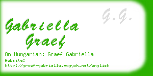 gabriella graef business card